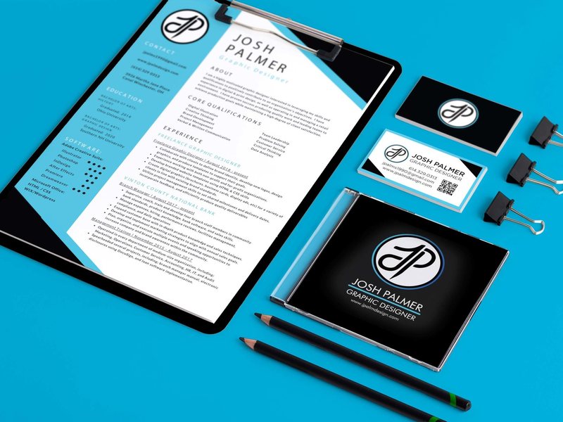 JpalmDesign personal brand identity suite